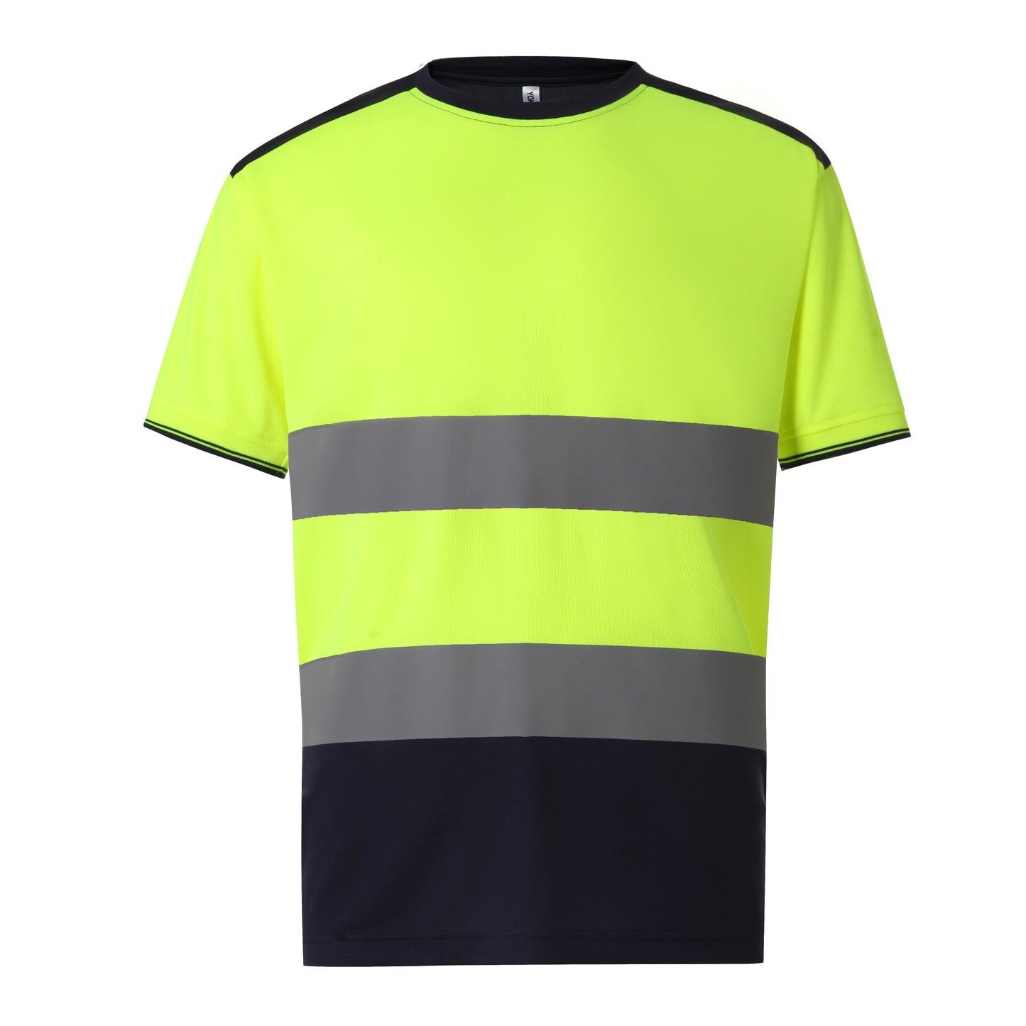 Yoko Hi-Vis Two-Tone T-Shirt EN ISO20471 Class 2 Breathable Quick-Dry Fabric