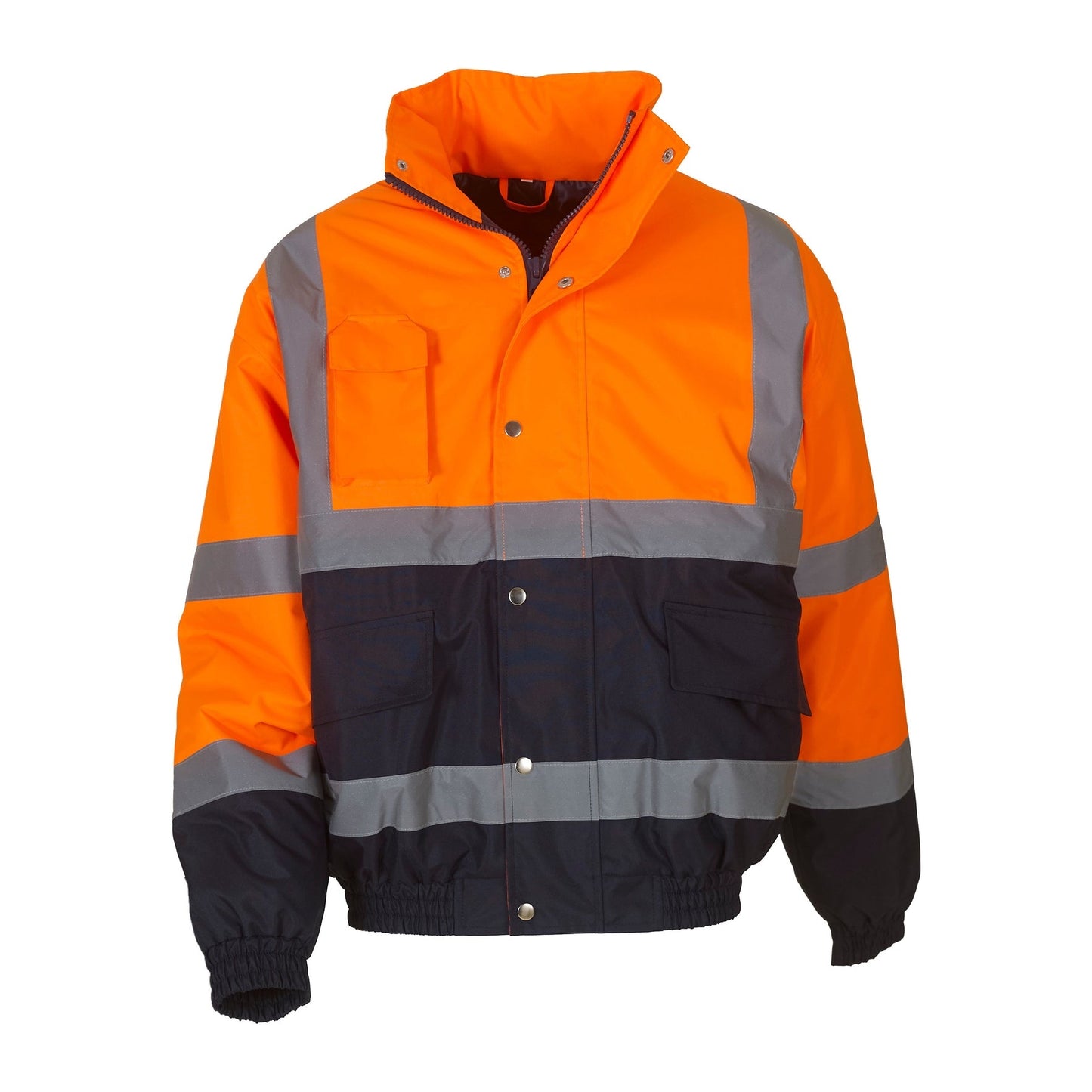 Yoko Hi-Vis Two-Tone Bomber Jacket Waterproof EN ISO20471 Class 3 Size S-XL