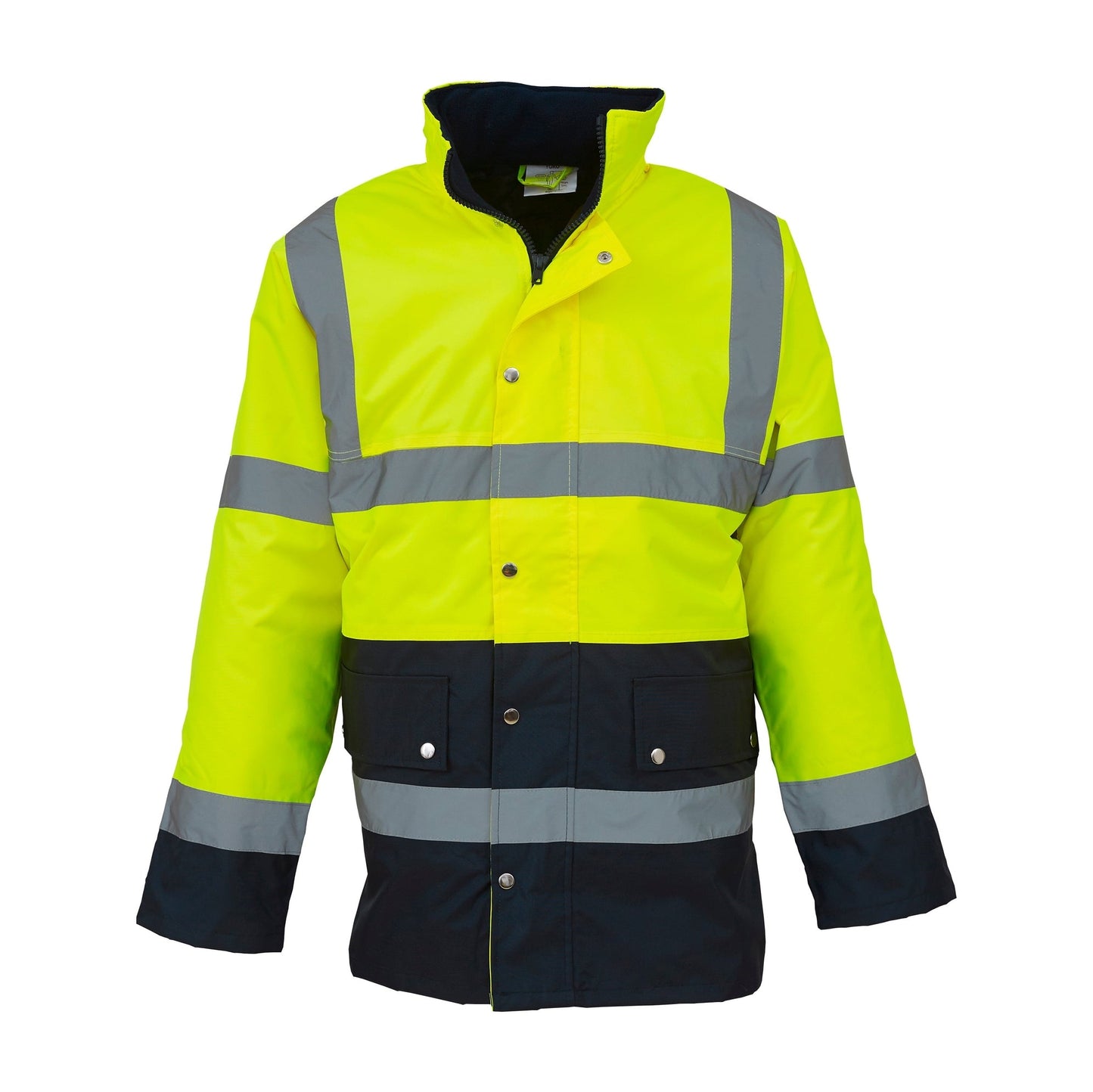 Yoko Hi-Vis Two-Tone Motorway Jacket Waterproof EN ISO20471 Reflective Safety