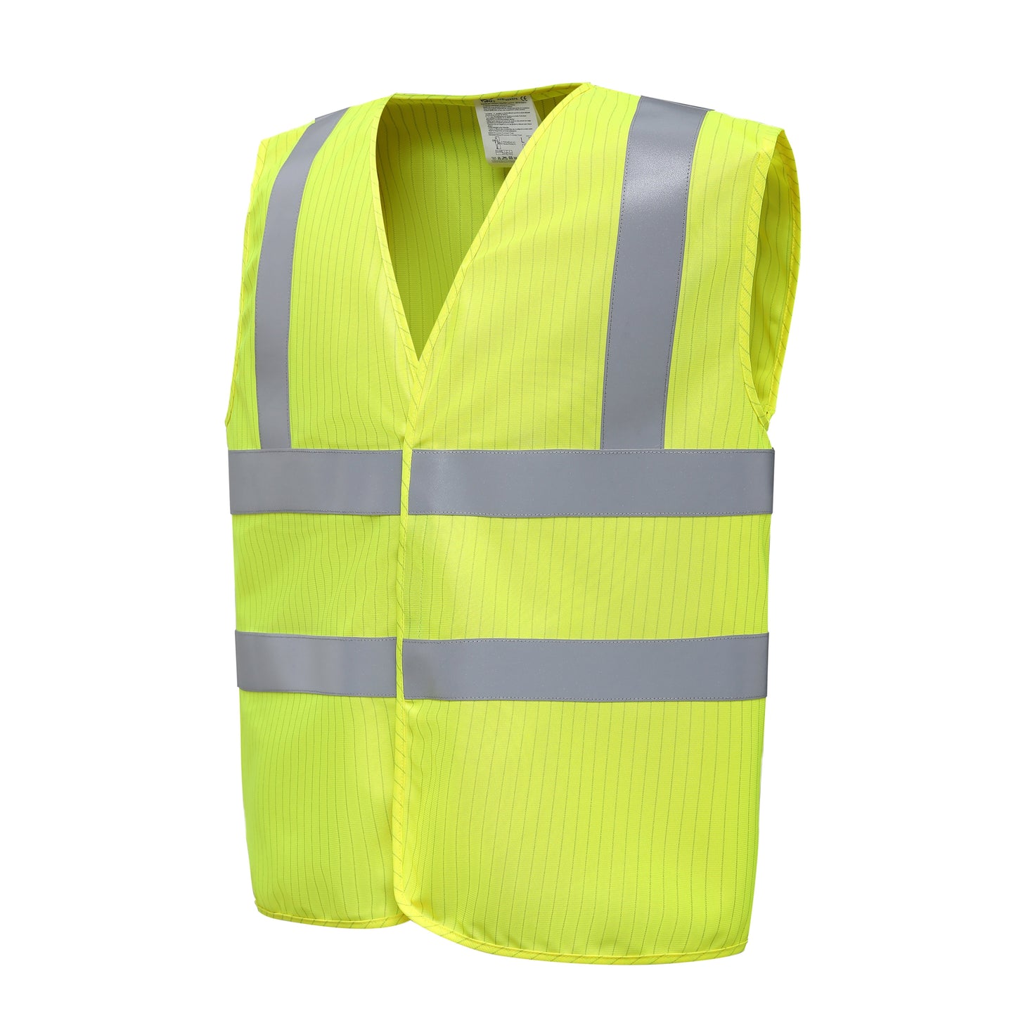 Yoko Hi-Vis Flame-Retardant Anti-Static Waistcoat EN ISO20471 Class 2
