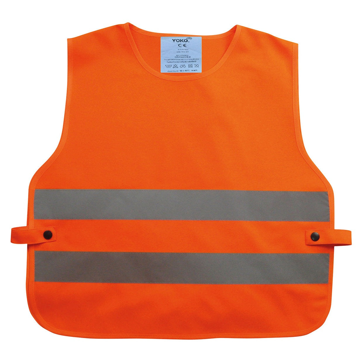 Yoko Kids Hi-Vis 2-Band Tabard Reflective Safety Vest for School & Outdoor Use