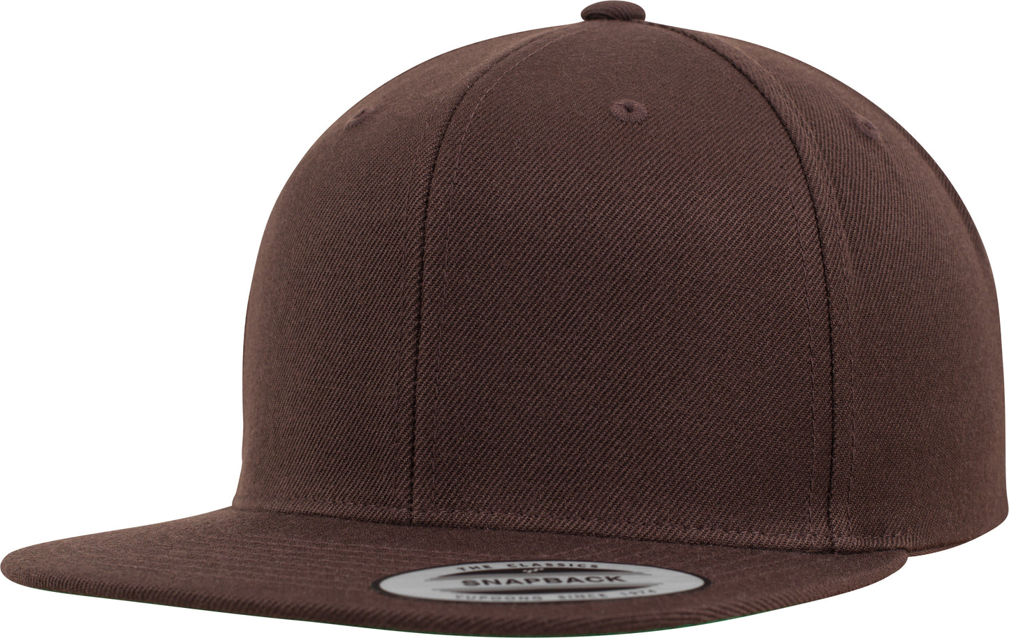 Flexfit Yupoong Classic Snapback Hat 6089M Wool Blend Adjustable Green Visor