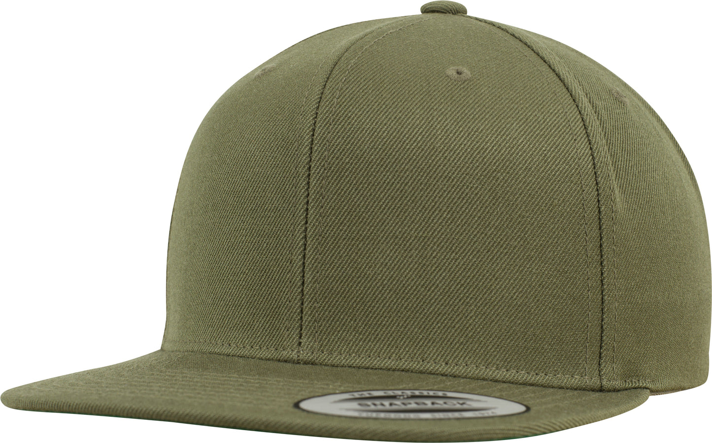 Flexfit Yupoong Classic Snapback Hat 6089M Wool Blend Adjustable Green Visor