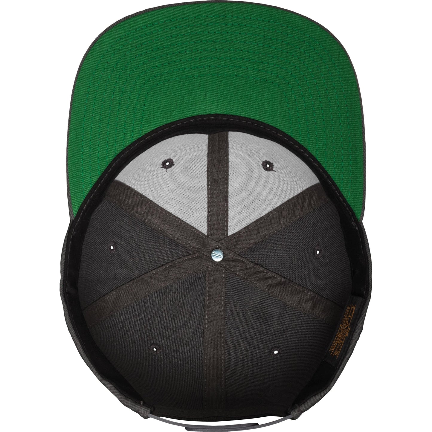 Flexfit Yupoong Classic Snapback Hat 6089M Wool Blend Adjustable Green Visor