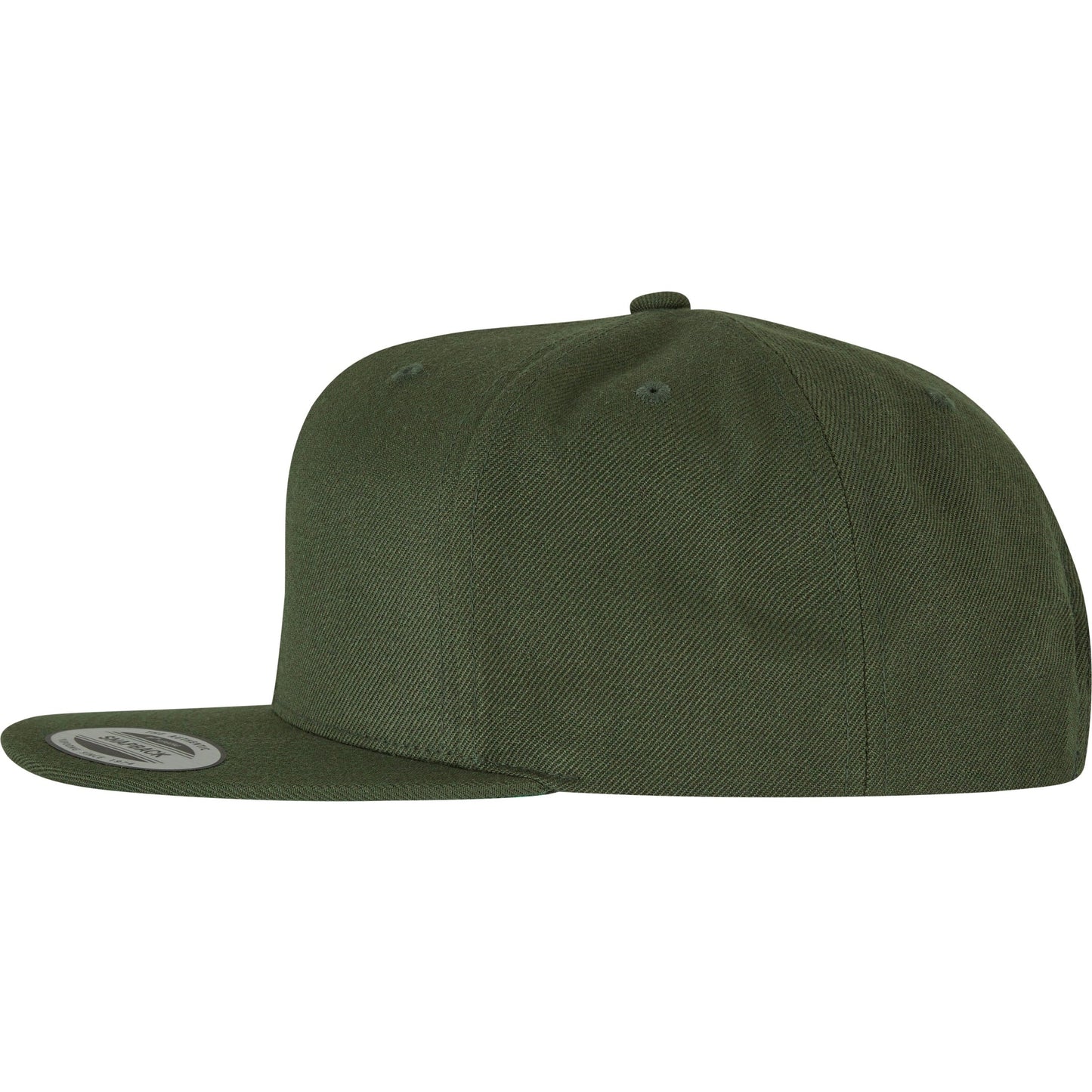 Flexfit Yupoong Classic Snapback Hat 6089M Wool Blend Adjustable Green Visor