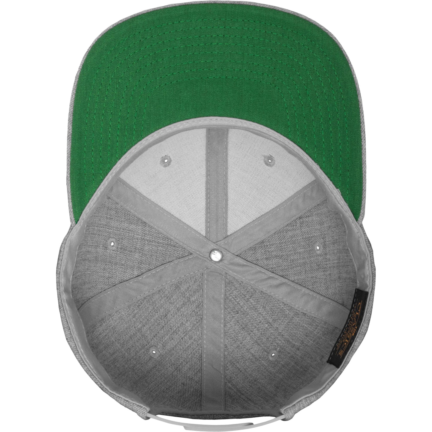 Flexfit Yupoong Classic Snapback Hat 6089M Wool Blend Adjustable Green Visor