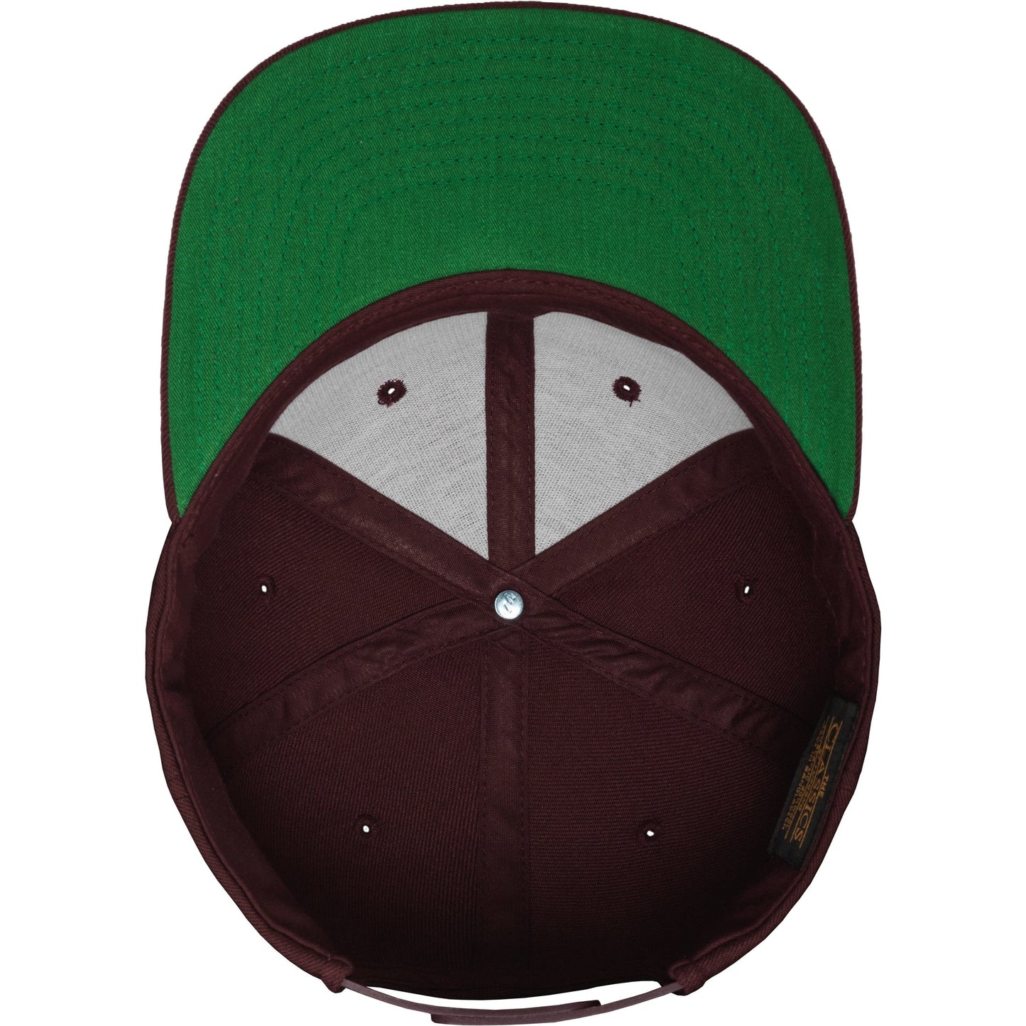 Flexfit Yupoong Classic Snapback Hat 6089M Wool Blend Adjustable Green Visor