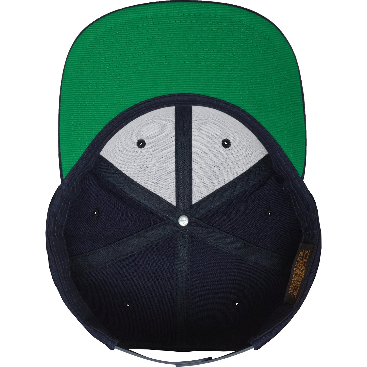 Flexfit Yupoong Classic Snapback Hat 6089M Wool Blend Adjustable Green Visor