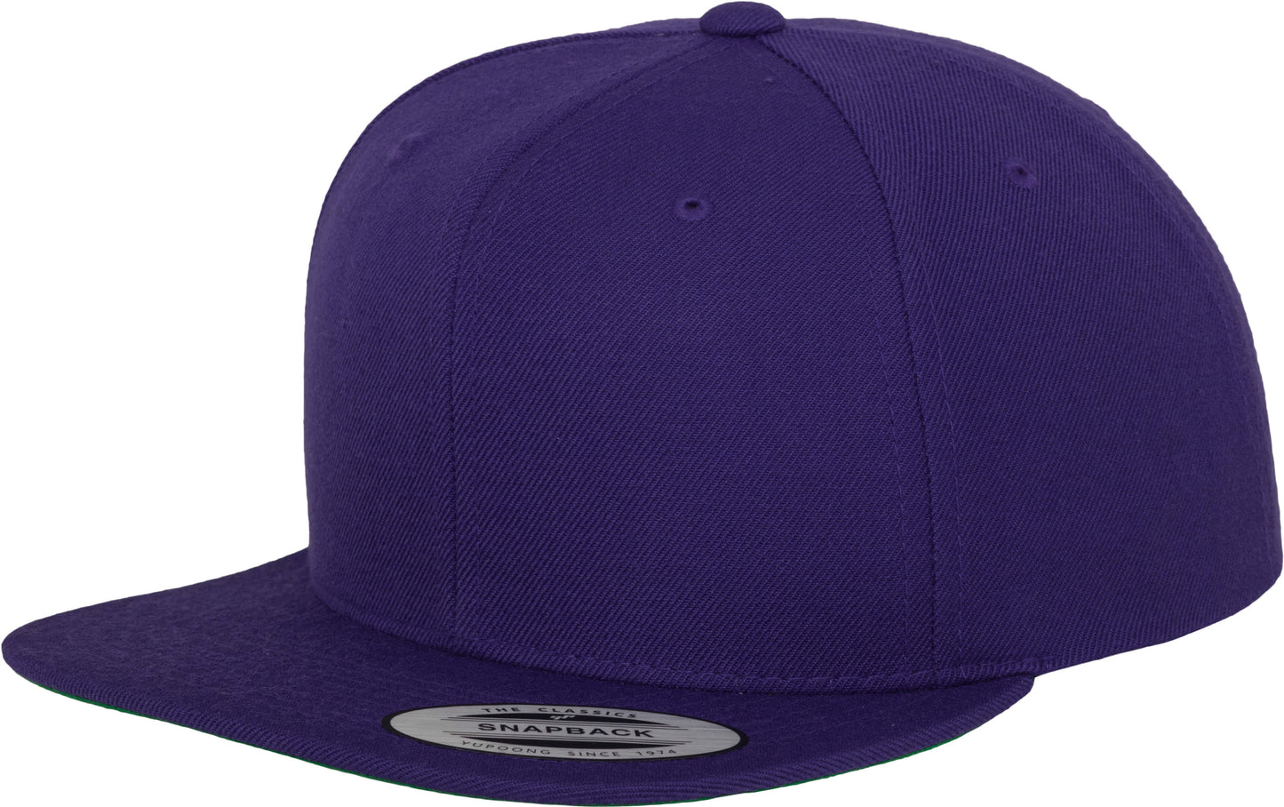 Flexfit Yupoong Classic Snapback Hat 6089M Wool Blend Adjustable Green Visor