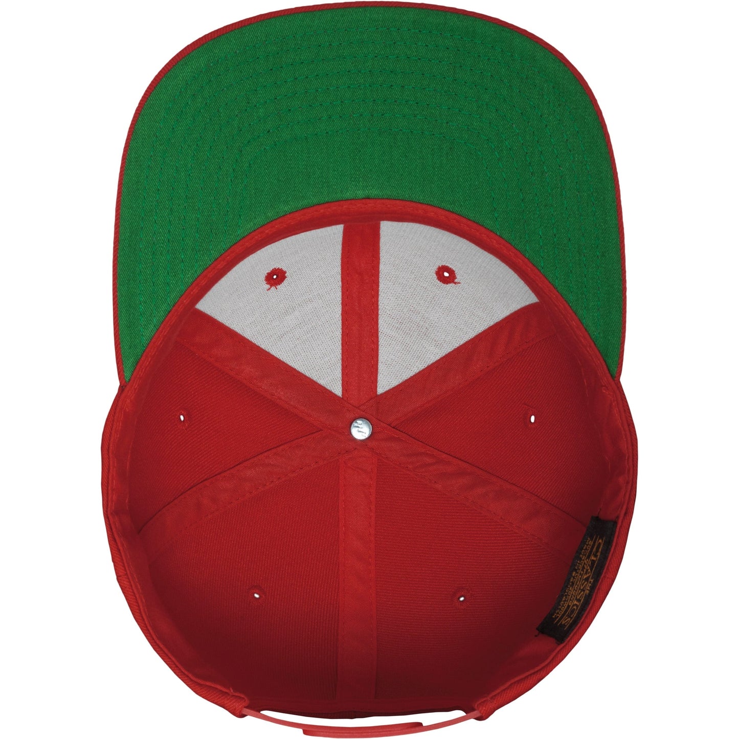 Flexfit Yupoong Classic Snapback Hat 6089M Wool Blend Adjustable Green Visor