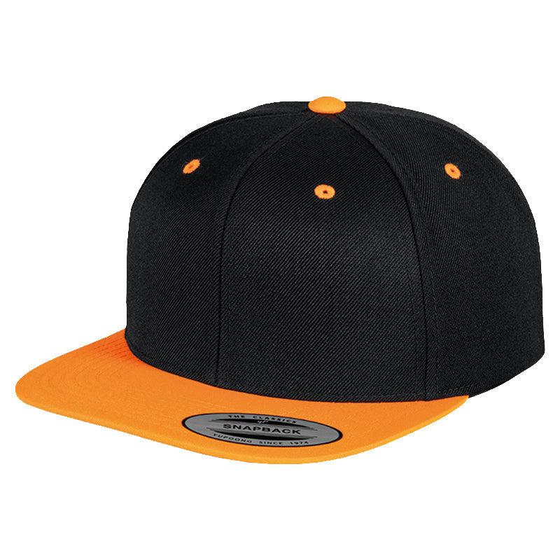 Flexfit Yupoong Classic Snapback 2-Tone Adjustable Hat Green Undervisor