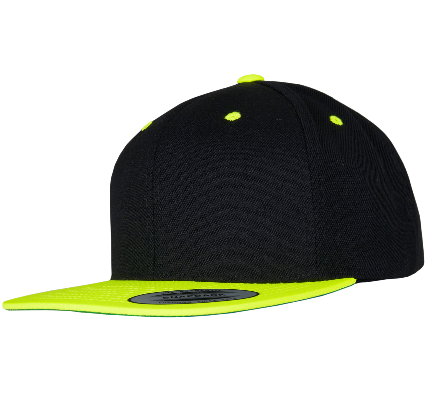 Flexfit Yupoong Classic Snapback 2-Tone Adjustable Hat Green Undervisor