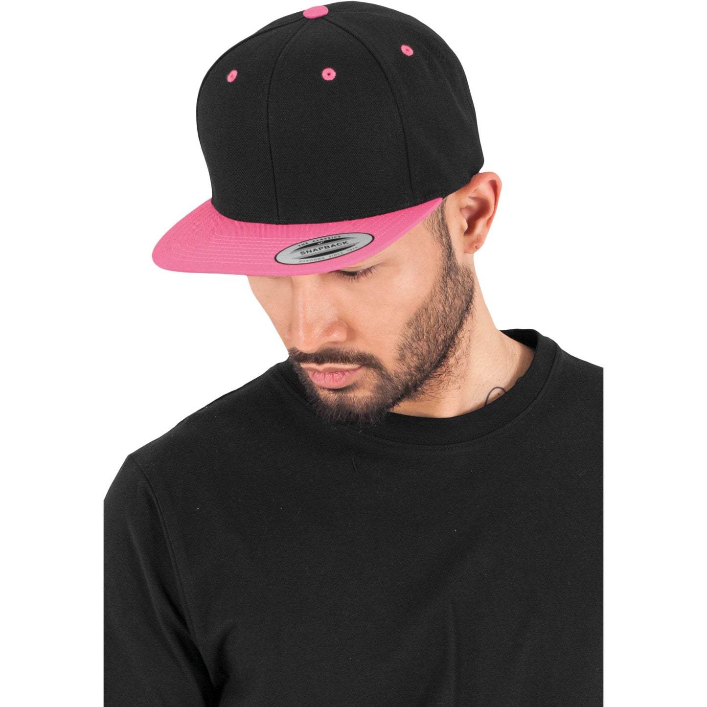 Flexfit Yupoong Classic Snapback 2-Tone Adjustable Hat Green Undervisor