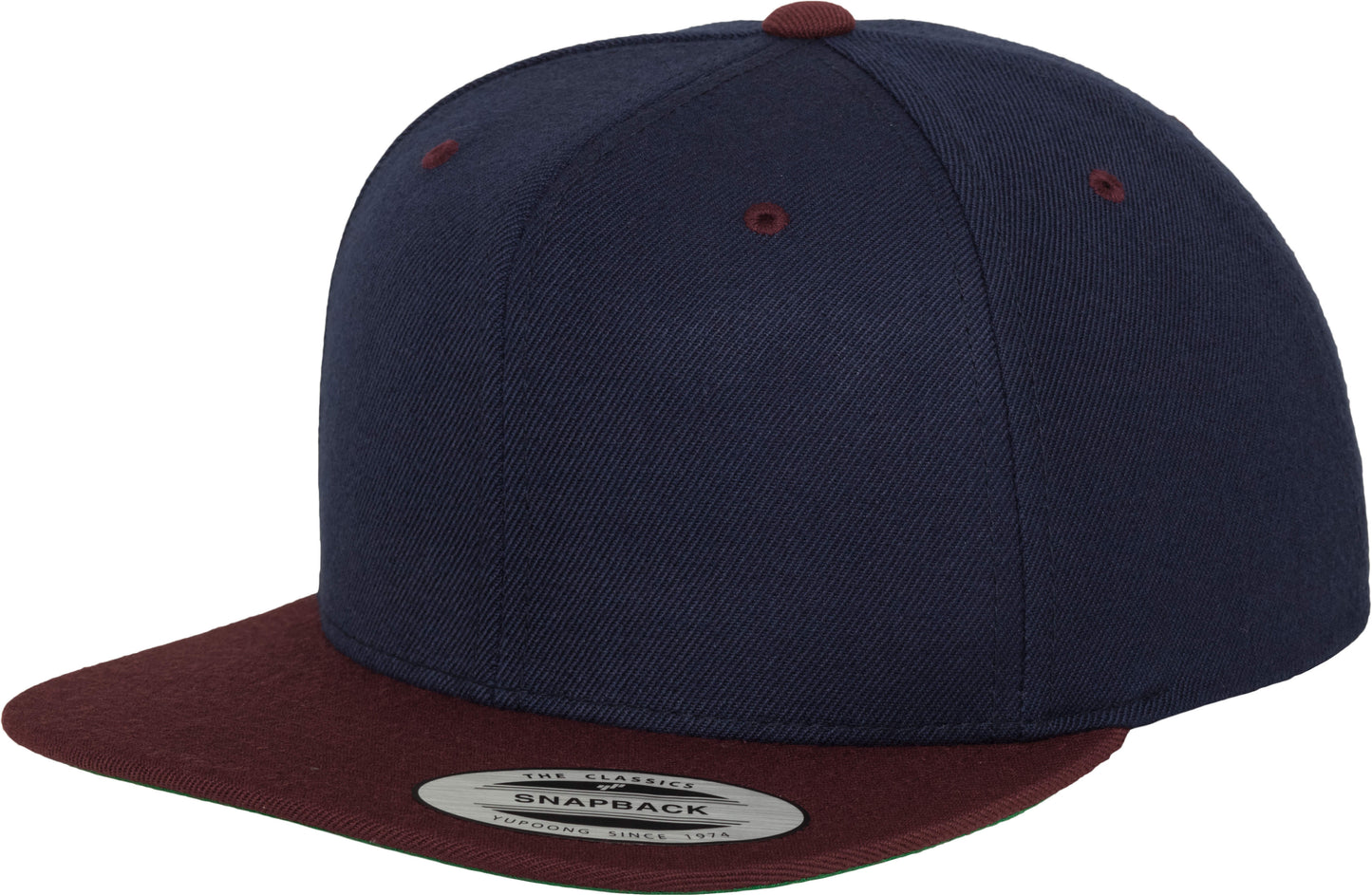 Flexfit Yupoong Classic Snapback 2-Tone Adjustable Hat Green Undervisor