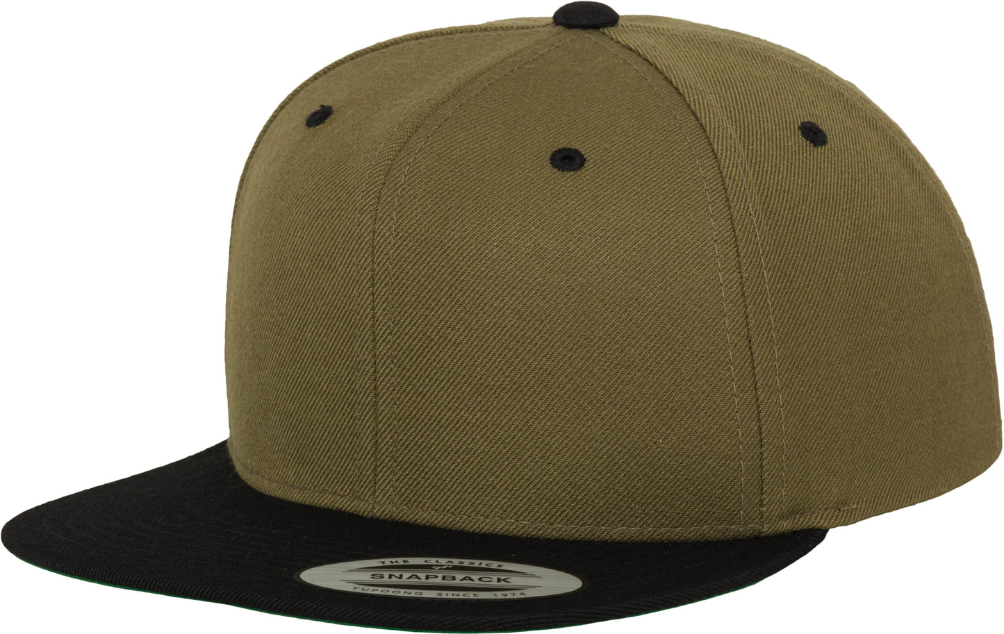 Flexfit Yupoong Classic Snapback 2-Tone Adjustable Hat Green Undervisor