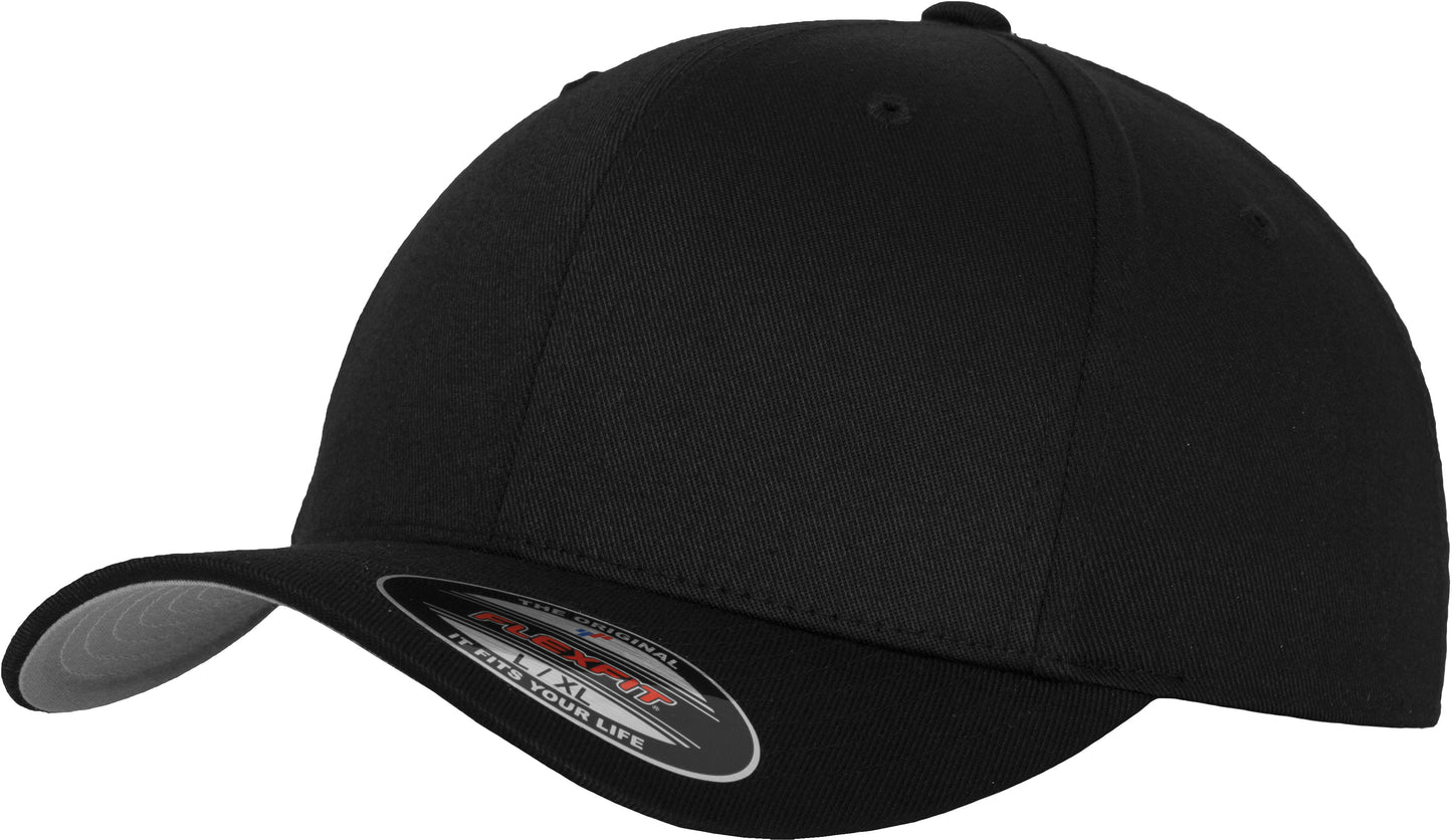 Flexfit By Yupoong Fitted Baseball Cap 6277 Woolly Combed Mid Profile S/M L/XL