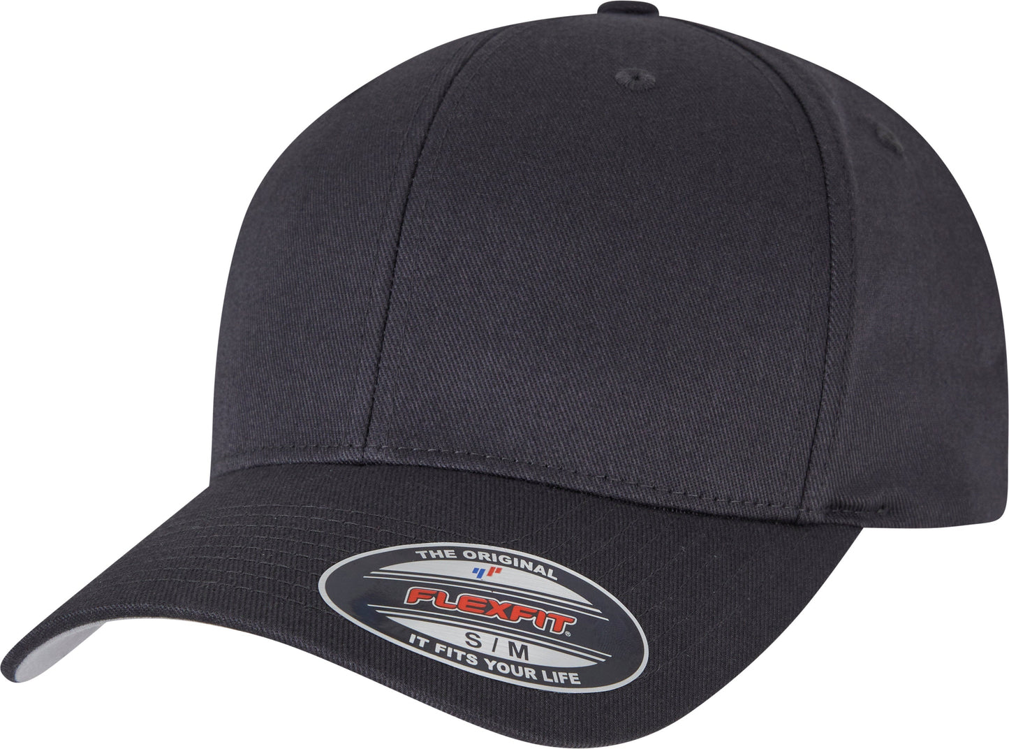 Flexfit By Yupoong Fitted Baseball Cap 6277 Woolly Combed Mid Profile S/M L/XL