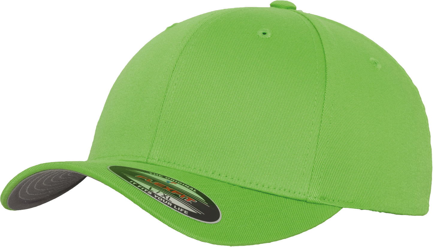 Flexfit By Yupoong Fitted Baseball Cap 6277 Woolly Combed Mid Profile S/M L/XL