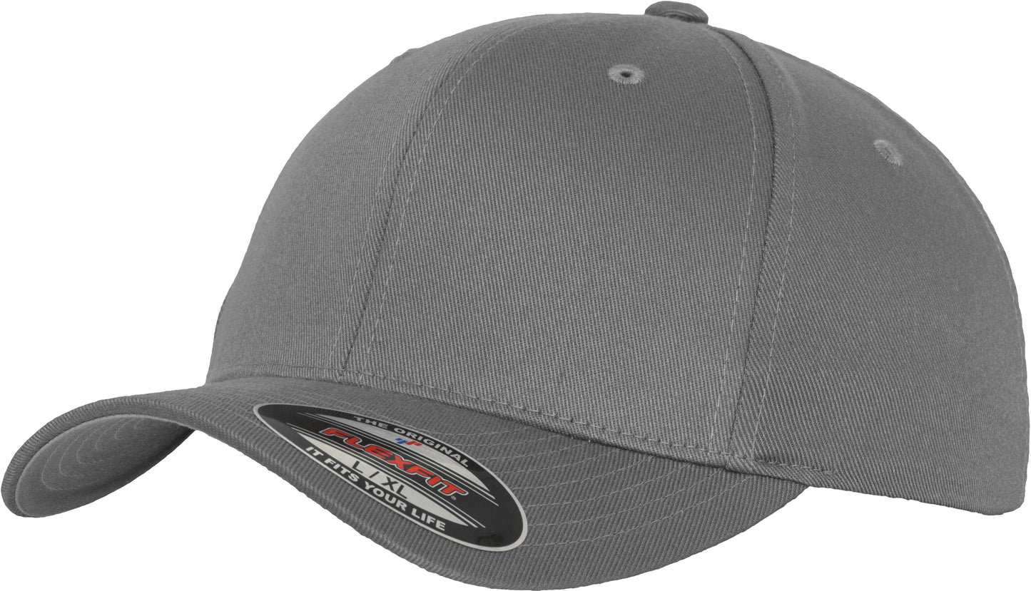 Flexfit By Yupoong Fitted Baseball Cap 6277 Woolly Combed Mid Profile S/M L/XL