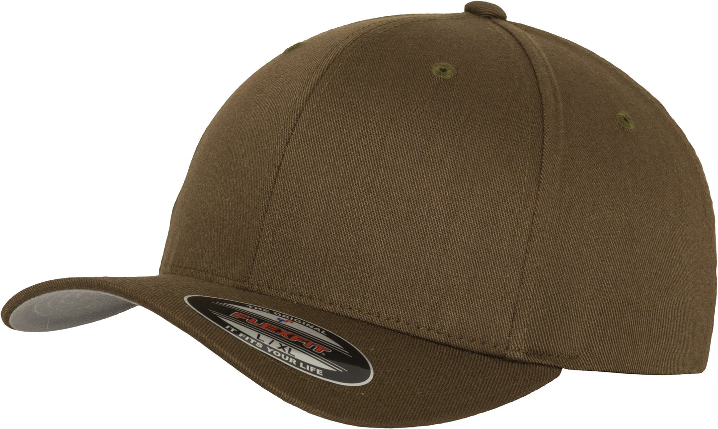 Flexfit By Yupoong Fitted Baseball Cap 6277 Woolly Combed Mid Profile S/M L/XL