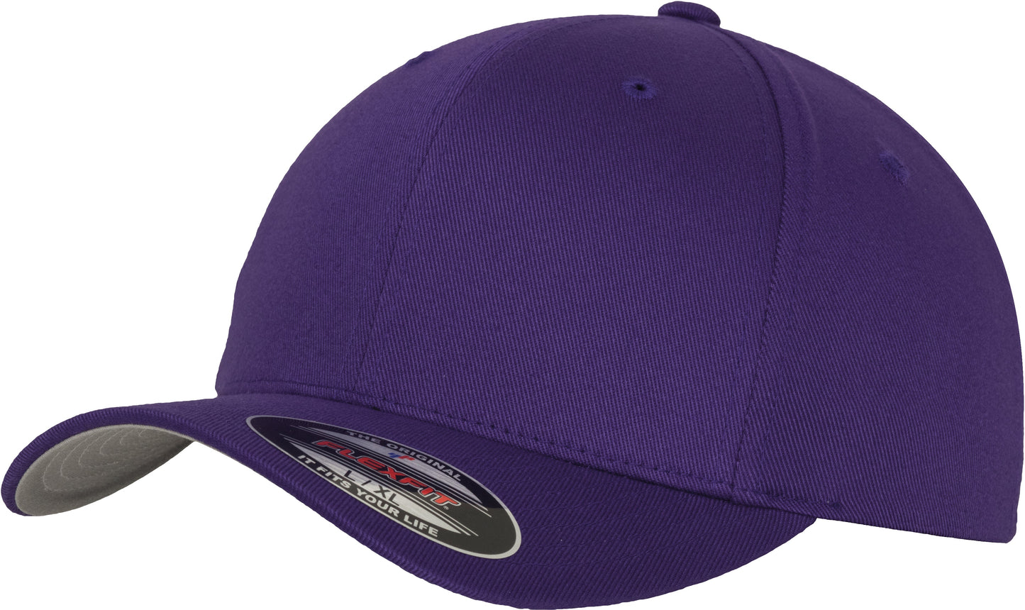 Flexfit By Yupoong Fitted Baseball Cap 6277 Woolly Combed Mid Profile S/M L/XL