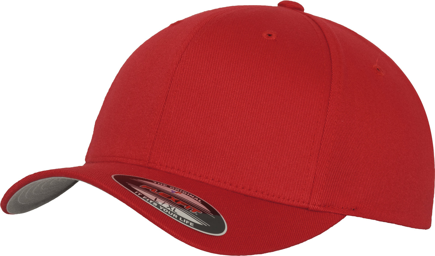 Flexfit By Yupoong Fitted Baseball Cap 6277 Woolly Combed Mid Profile S/M L/XL