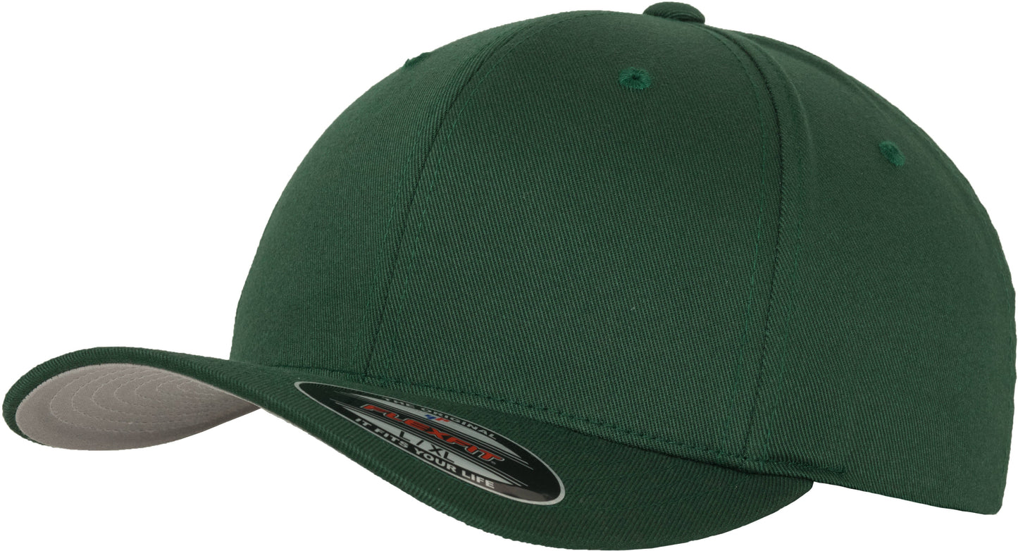 Flexfit By Yupoong Fitted Baseball Cap 6277 Woolly Combed Mid Profile S/M L/XL