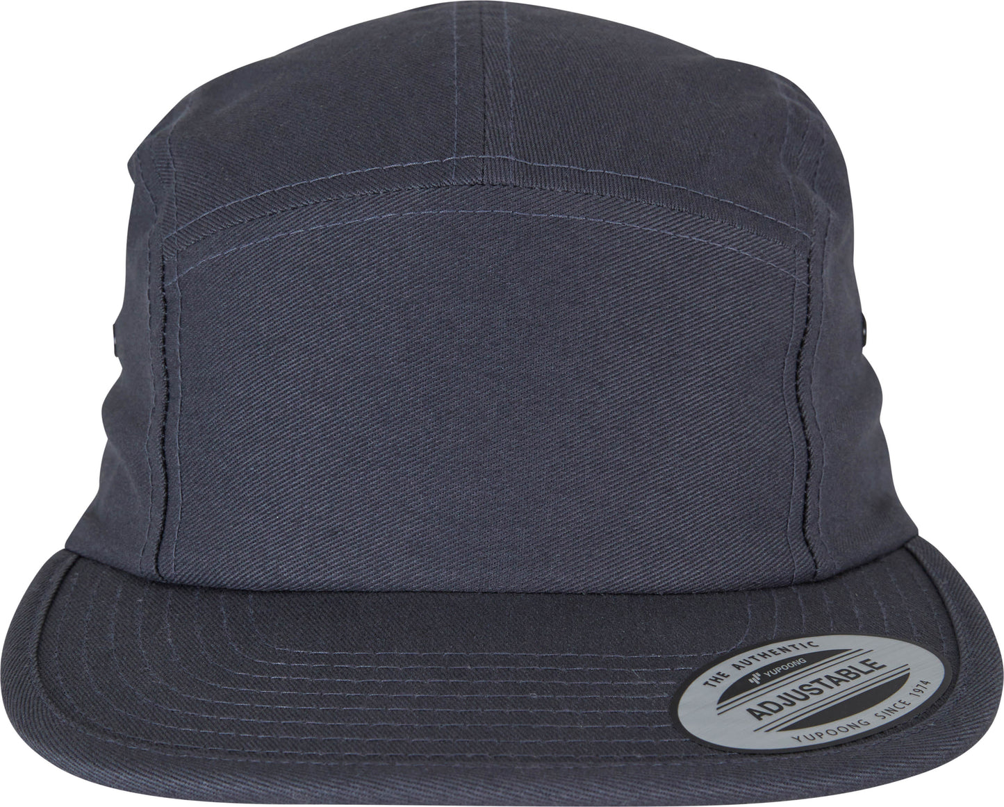Flexfit Yupoong Classic 5-Panel Jockey Cap Adjustable Cotton Black Clip Closure