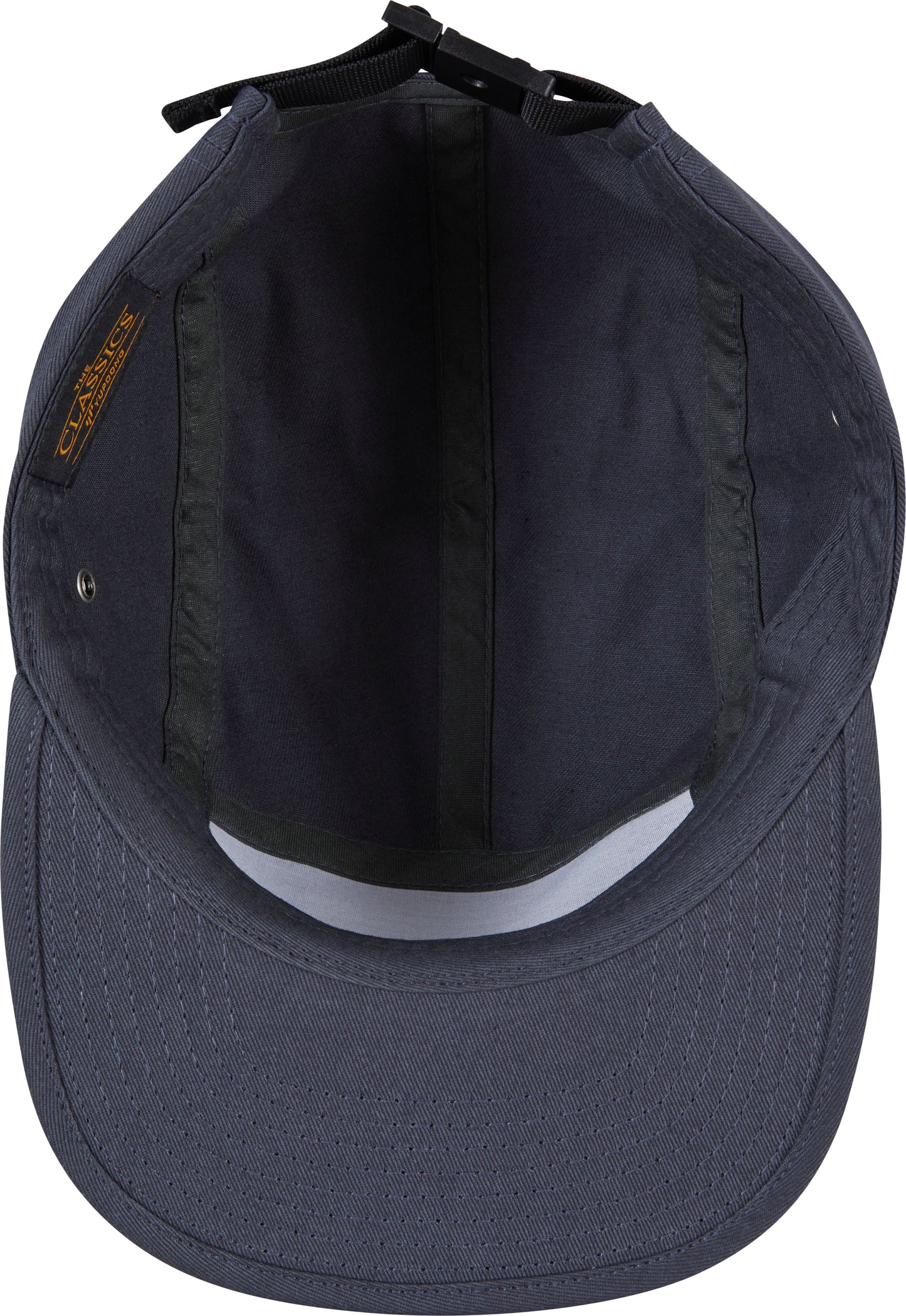 Flexfit Yupoong Classic 5-Panel Jockey Cap Adjustable Cotton Black Clip Closure