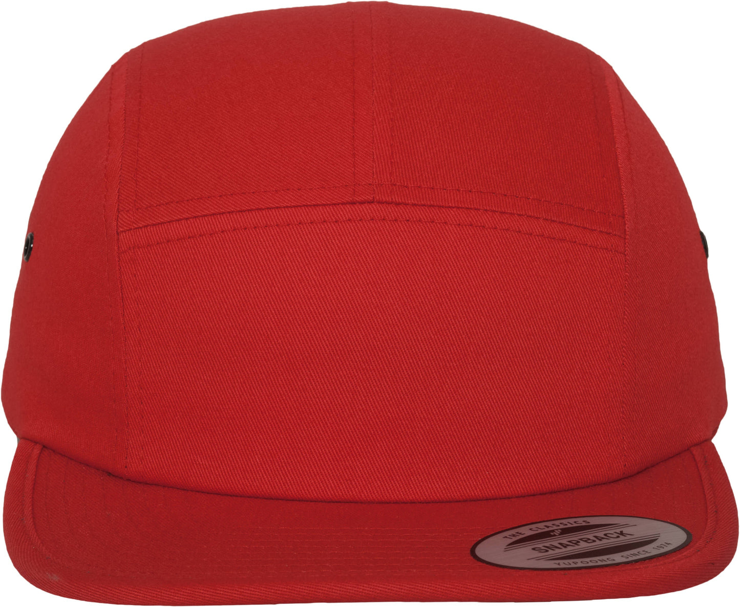 Flexfit Yupoong Classic 5-Panel Jockey Cap Adjustable Cotton Black Clip Closure