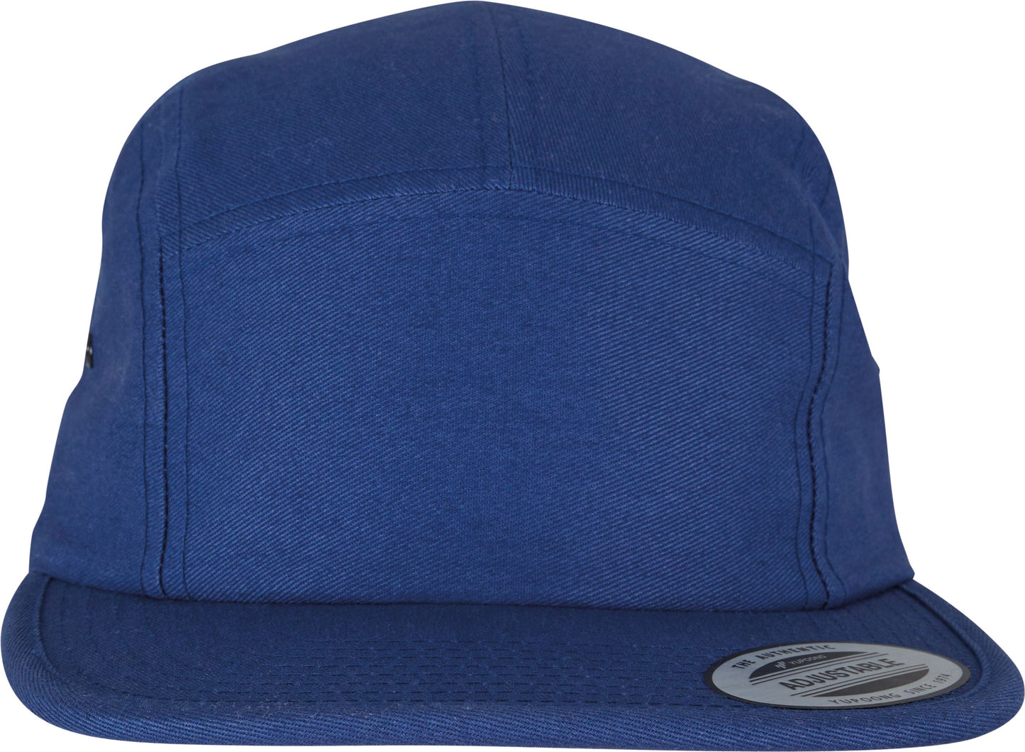 Flexfit Yupoong Classic 5-Panel Jockey Cap Adjustable Cotton Black Clip Closure