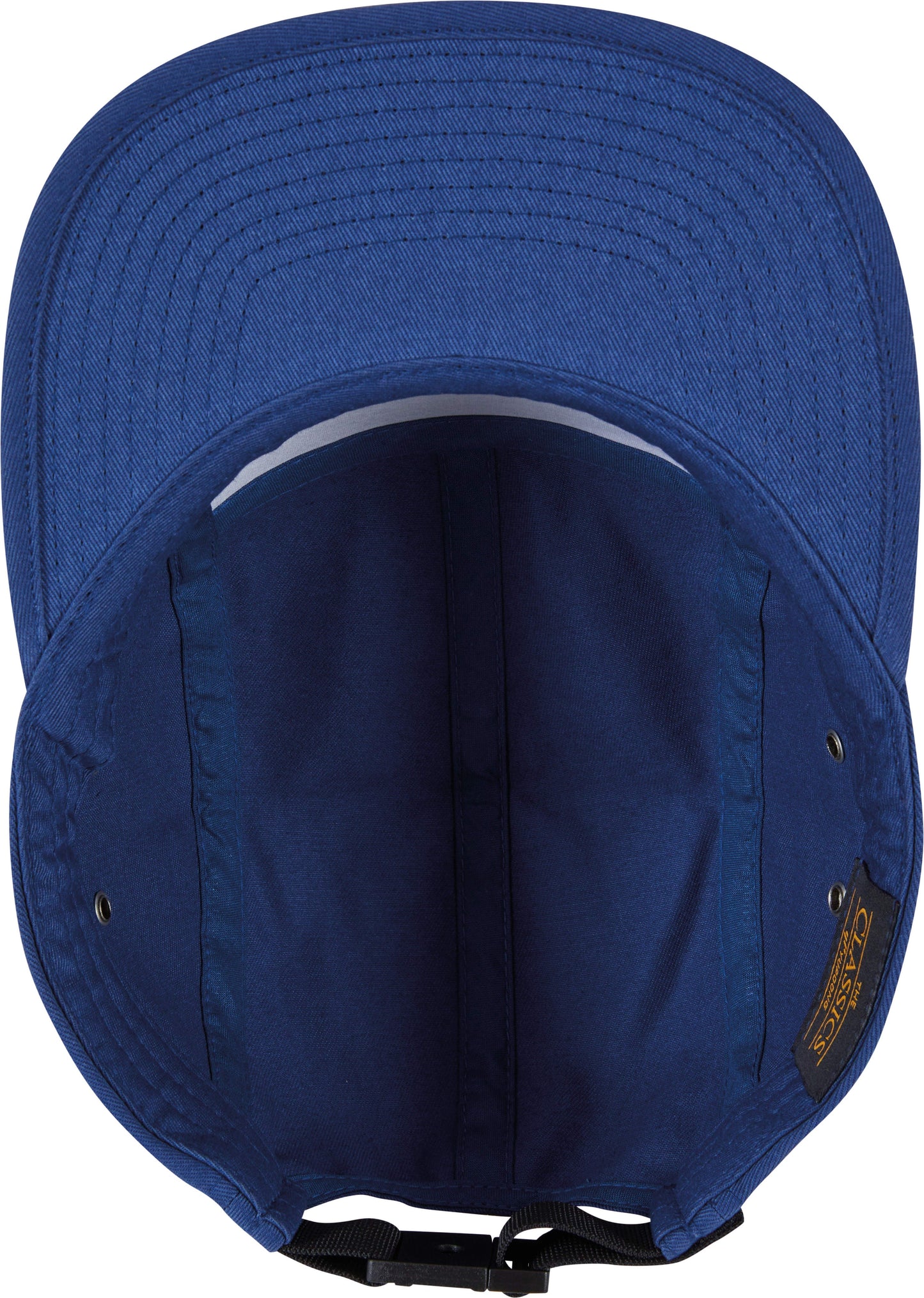 Flexfit Yupoong Classic 5-Panel Jockey Cap Adjustable Cotton Black Clip Closure