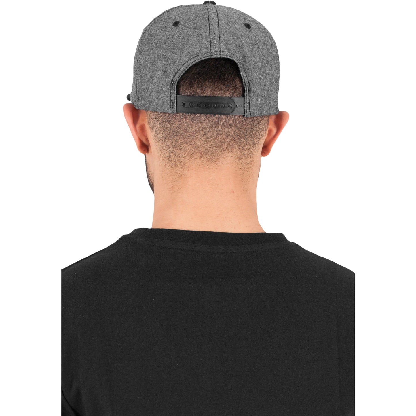 Flexfit Yupoong Chambray Suede Snapback Cap 6089Ch Classic Style Adjustable