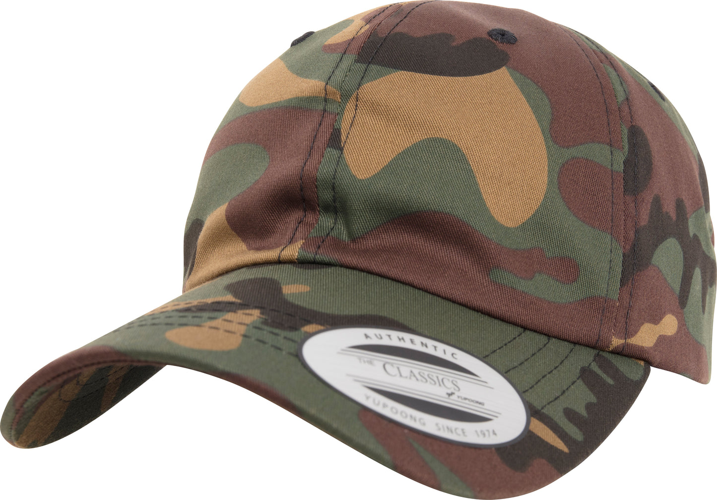 Flexfit Yupoong Dad Hat Adjustable Cotton Baseball Cap Antique Brass Buckle