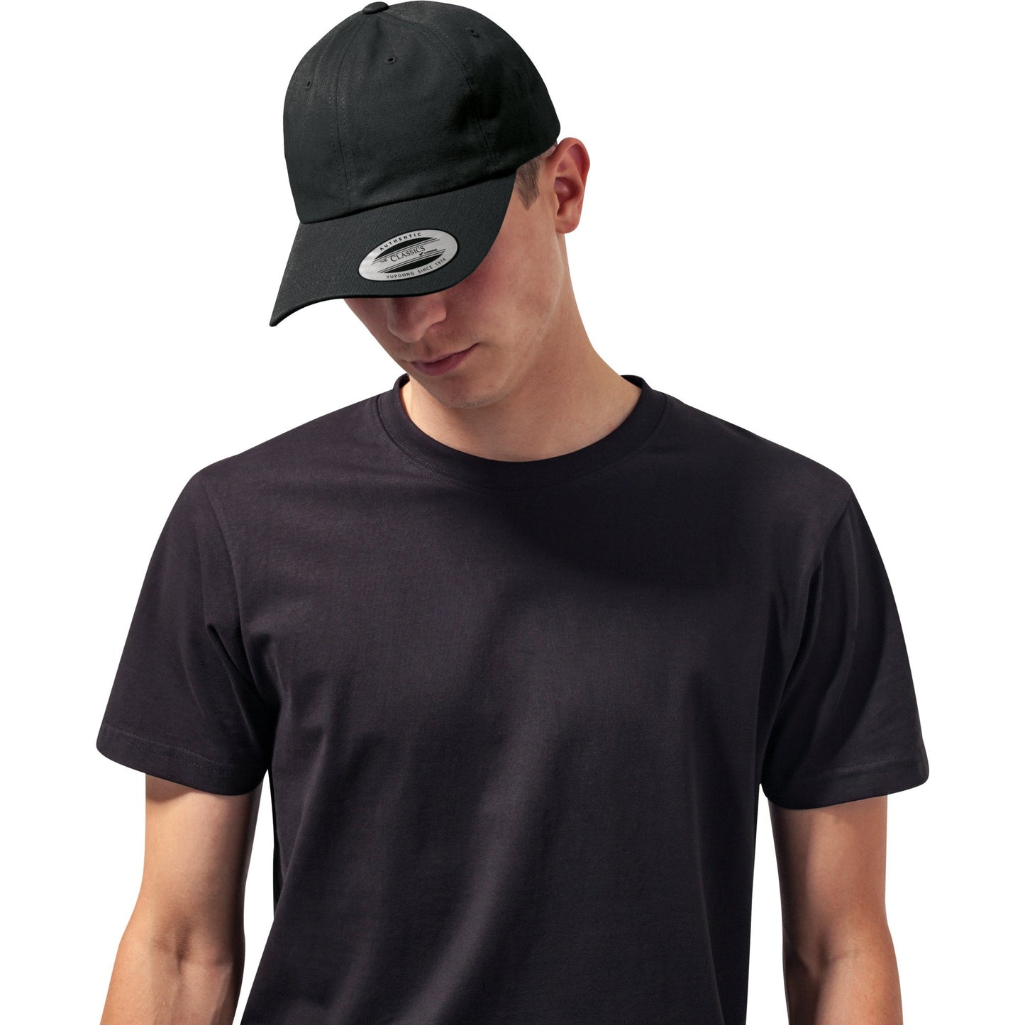Flexfit Yupoong Dad Hat Adjustable Cotton Baseball Cap Antique Brass Buckle
