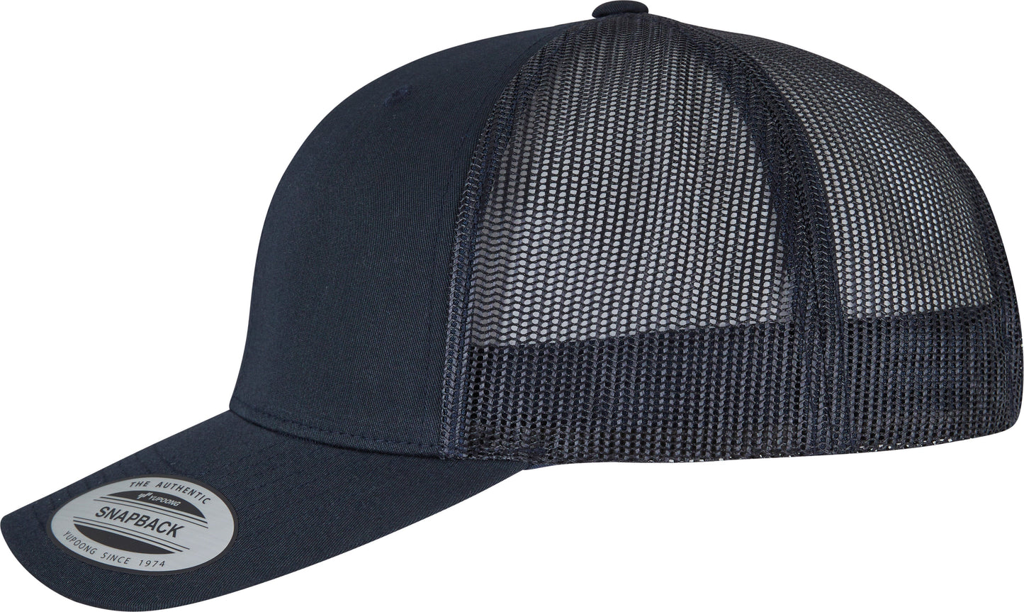Flexfit Yupoong Retro Trucker Cap 6606 2-Tone Mesh Adjustable Snapback
