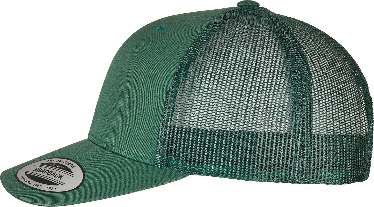 Flexfit Yupoong Retro Trucker Cap 6606 2-Tone Mesh Adjustable Snapback