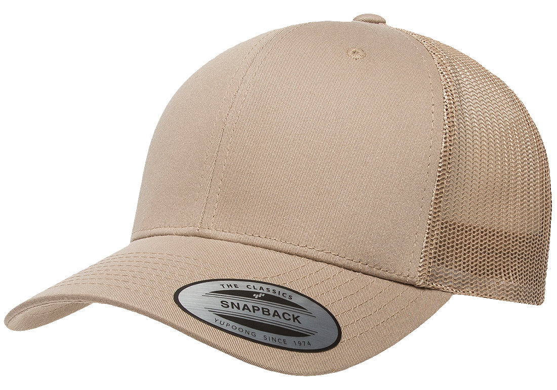 Flexfit Yupoong Retro Trucker Cap 6606 2-Tone Mesh Adjustable Snapback