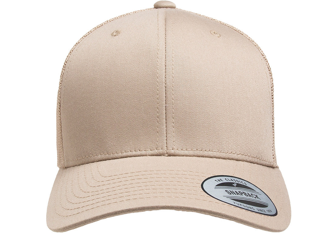 Flexfit Yupoong Retro Trucker Cap 6606 2-Tone Mesh Adjustable Snapback