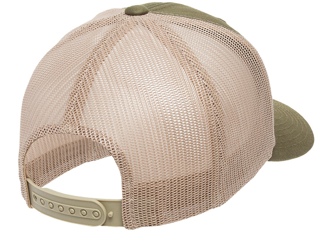 Flexfit Yupoong Retro Trucker Cap 6606 2-Tone Mesh Adjustable Snapback