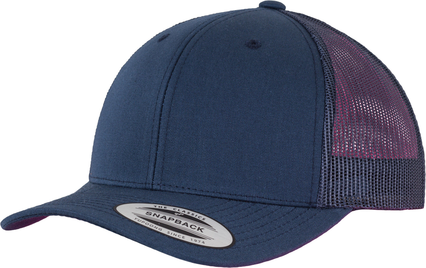 Flexfit Yupoong Retro Trucker Cap 6606 2-Tone Mesh Adjustable Snapback