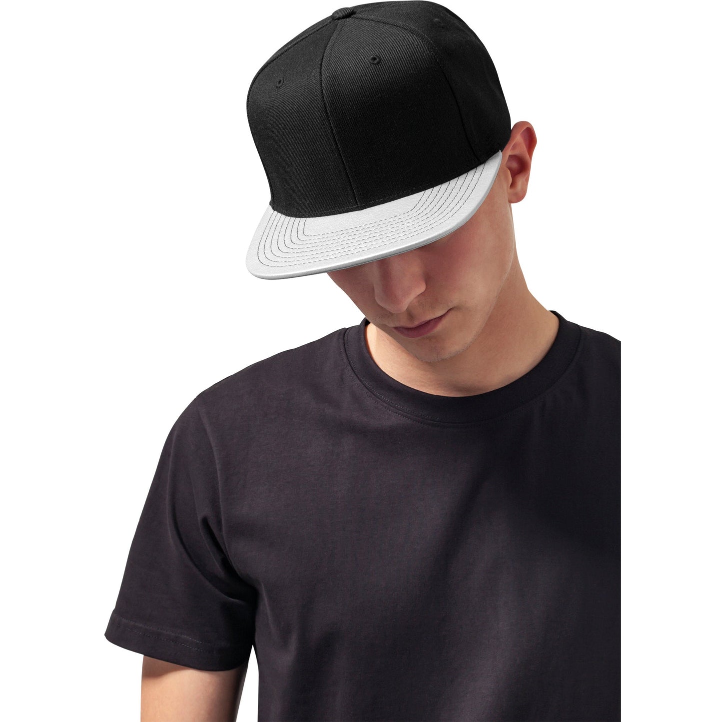 Flexfit Yupoong Metallic Visor Snapback Cap Wool Blend Classic Shape 6089Pu