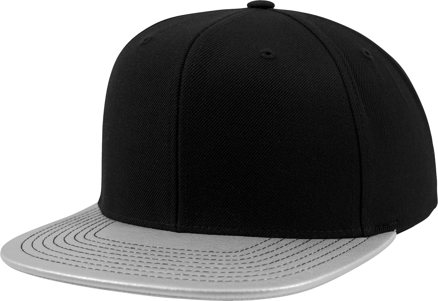 Flexfit Yupoong Metallic Visor Snapback Cap Wool Blend Classic Shape 6089Pu
