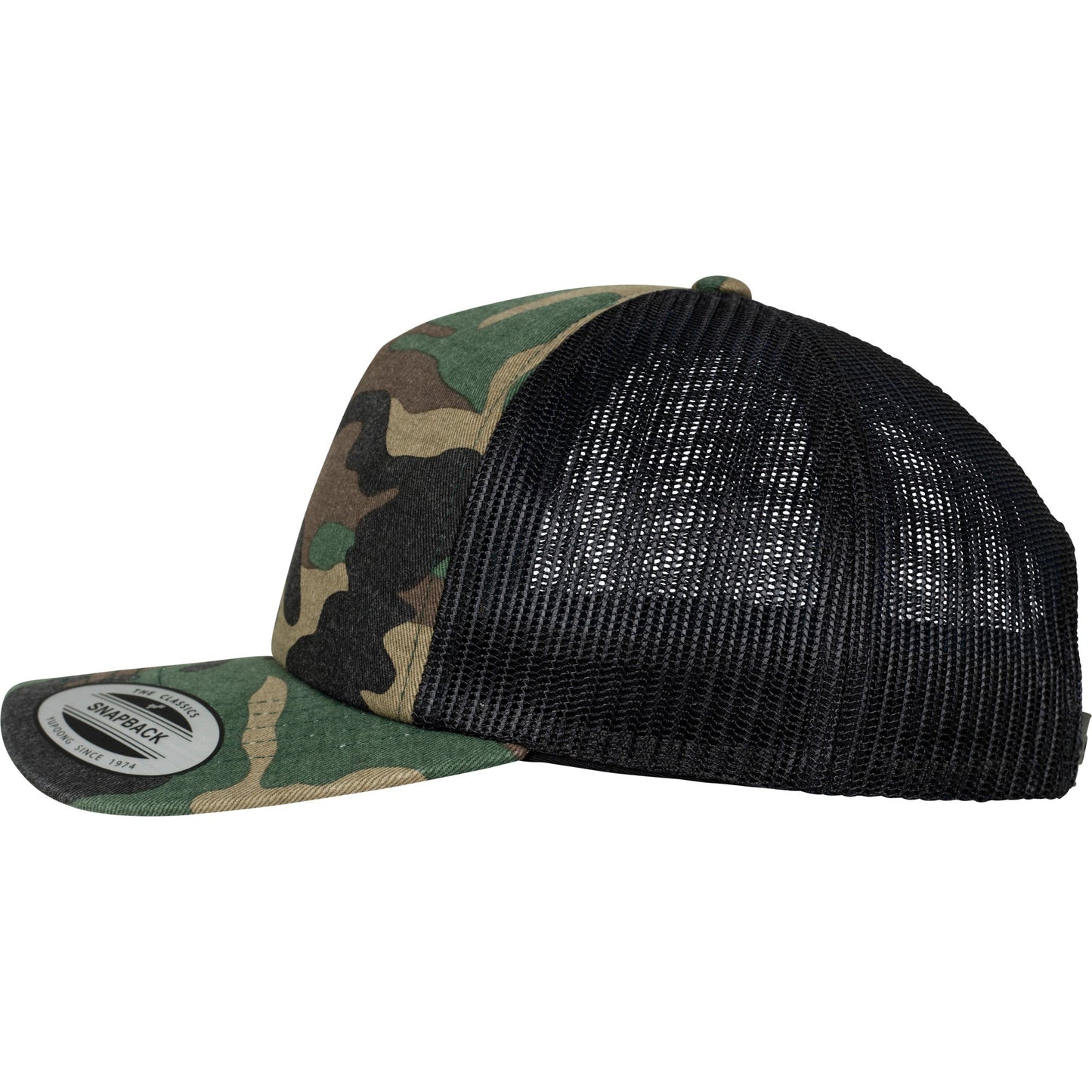 Flexfit Yupoong Camo Trucker Cap 6606C Classic Mesh Snapback Adjustable