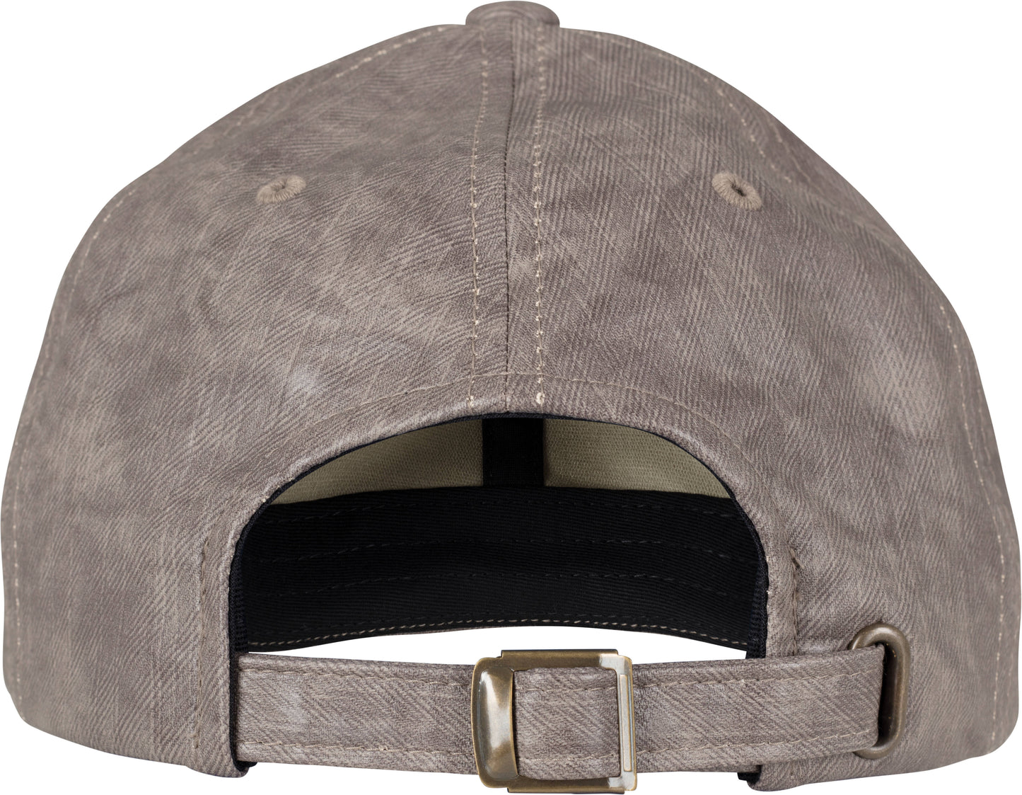 Flexfit Yupoong Low-Profile Coated Cap 6245C Antique Brass Buckle Glossy PU