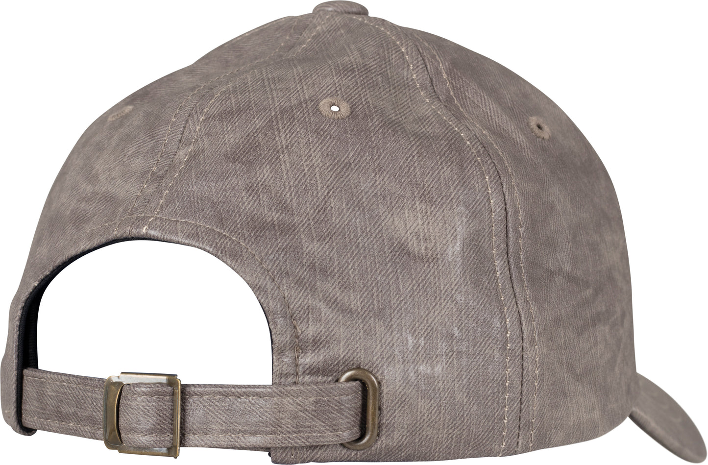 Flexfit Yupoong Low-Profile Coated Cap 6245C Antique Brass Buckle Glossy PU