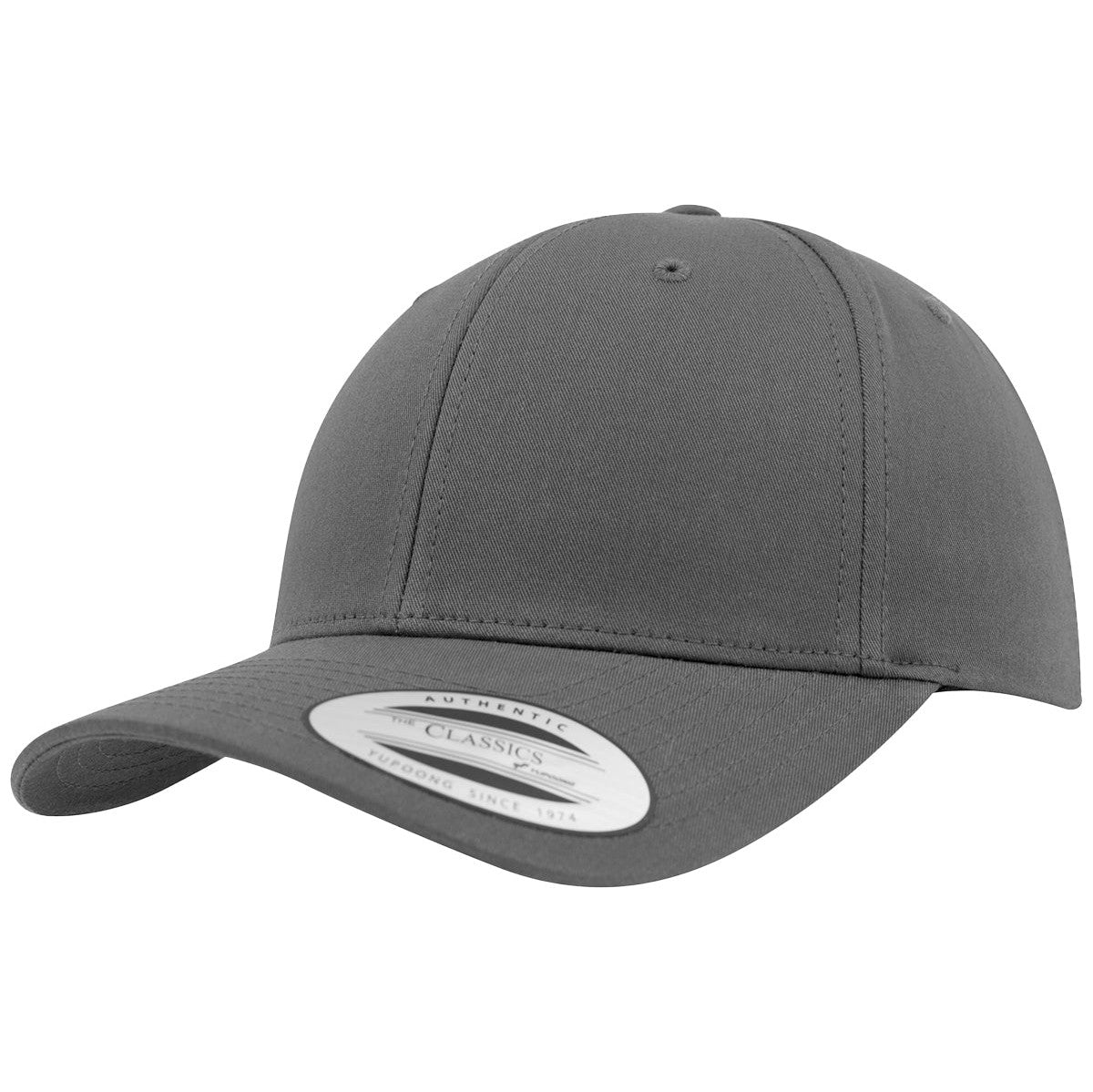 Flexfit Yupoong Curved Classic Snapback Cap 7706 Adjustable Cotton Polyester