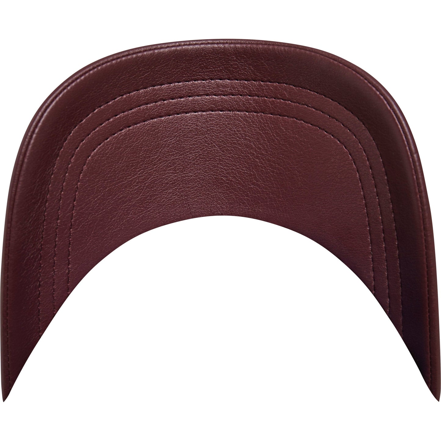 Flexfit Yupoong Leather Trucker Cap Soft Leather Look Mesh Back Adjustable