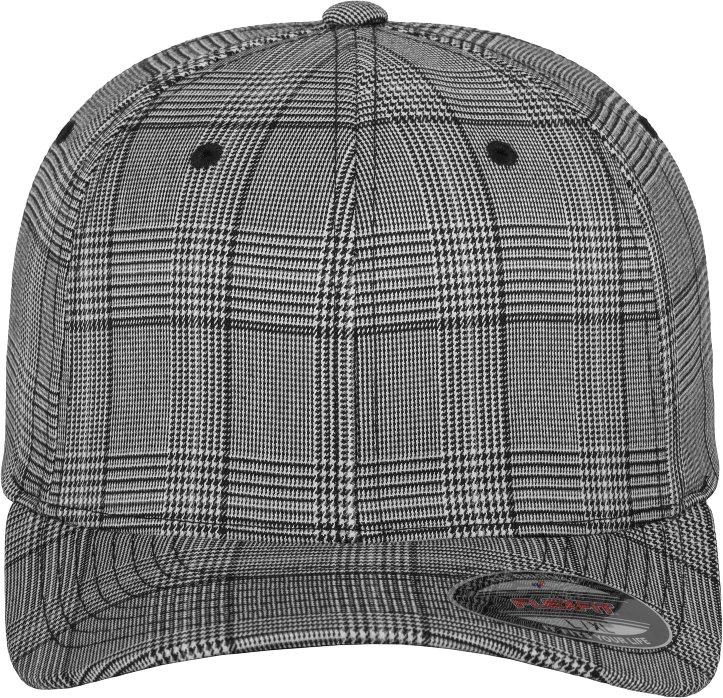 Flexfit Glen Check Cap by Yupoong Two Faces Casual Style S/M L/XL