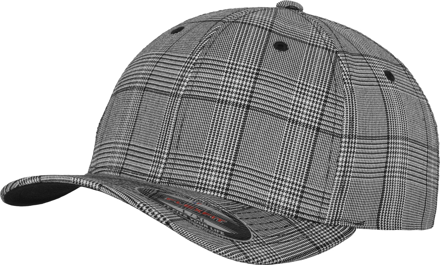 Flexfit Glen Check Cap by Yupoong Two Faces Casual Style S/M L/XL